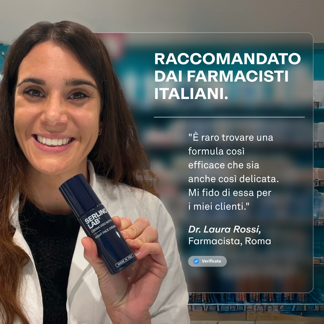 Crema Viso Notte Anti-Età | 100% Made In Italy 🇮🇹