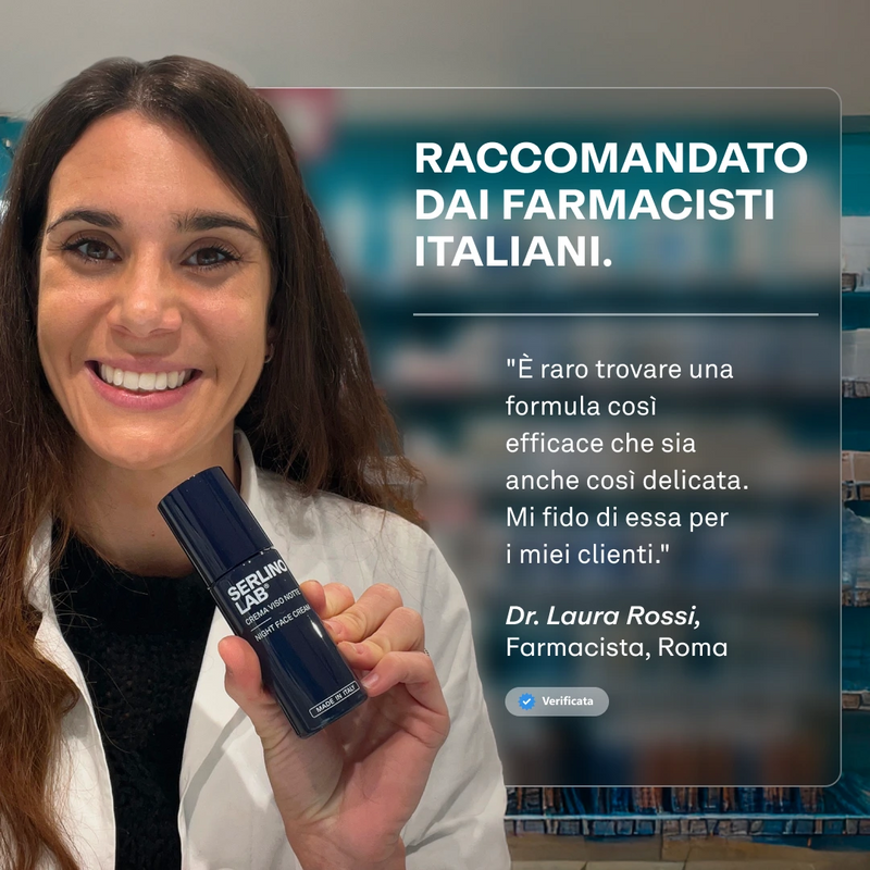 Crema Viso Notte Anti-Età | 100% Made In Italy 🇮🇹