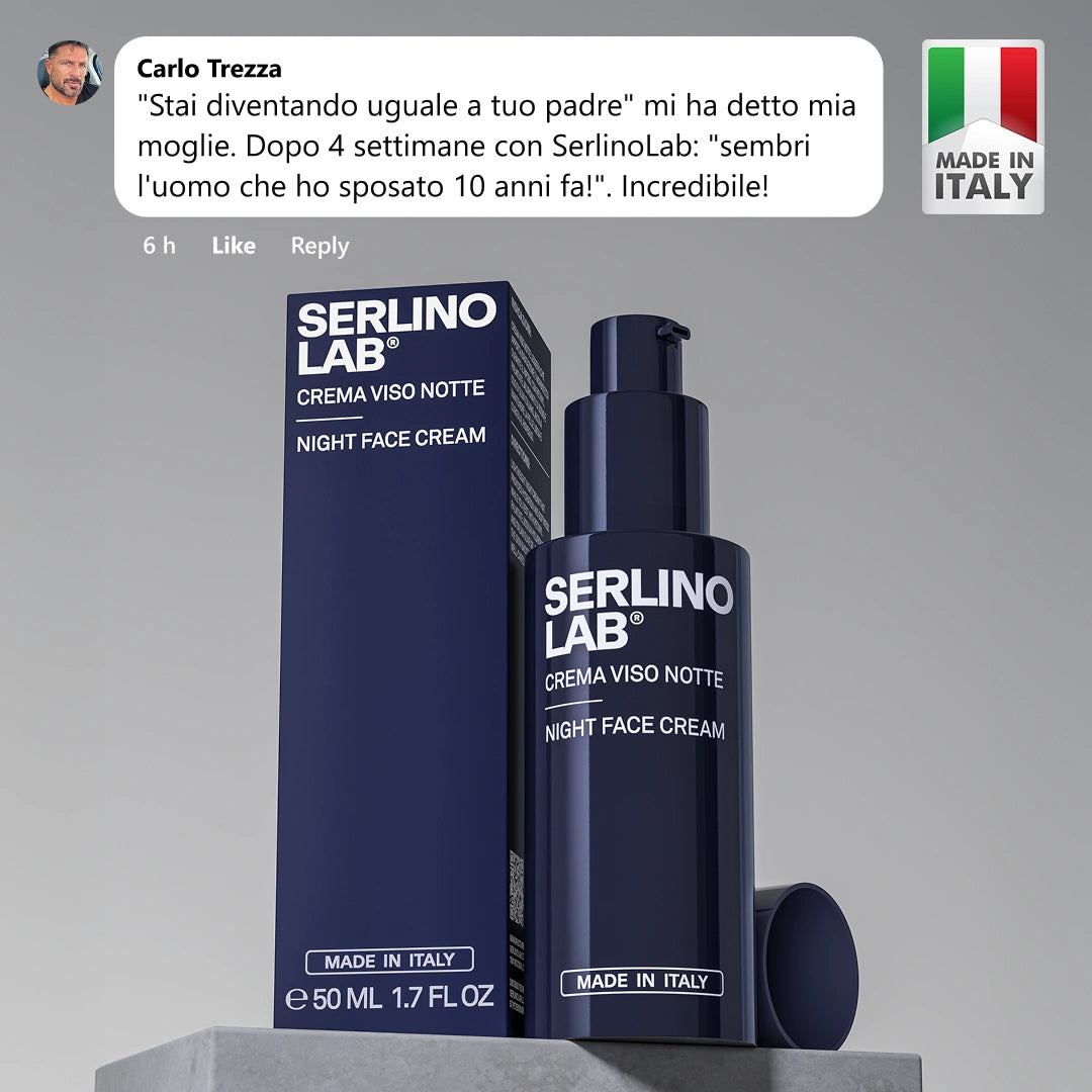 Crema Viso Notte Anti-Età | 100% Made In Italy 🇮🇹