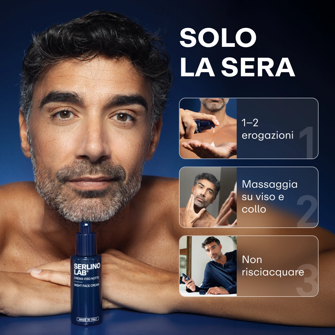 Crema Viso Notte Anti-Età