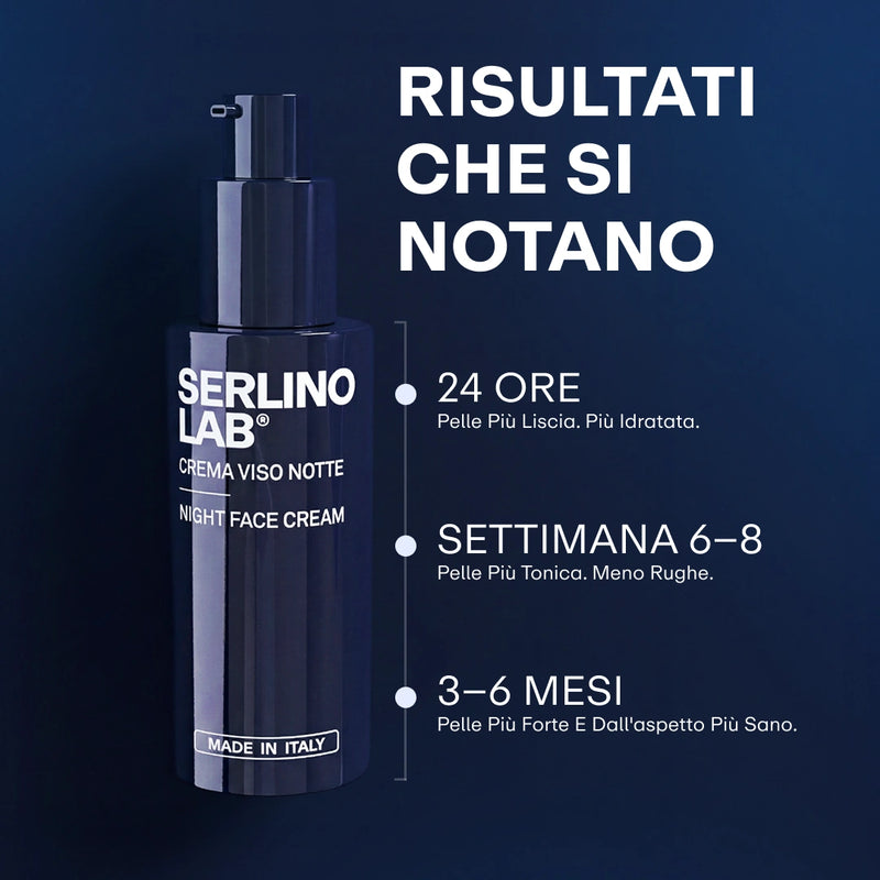 Crema Viso Notte Anti-Età | 100% Made In Italy 🇮🇹